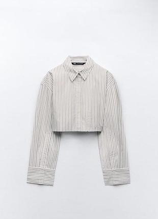 Нова укорочена сорочка zara