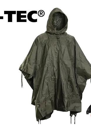 Американская тактическая влагозащитная накидка mil-tec ristop olive 10630001