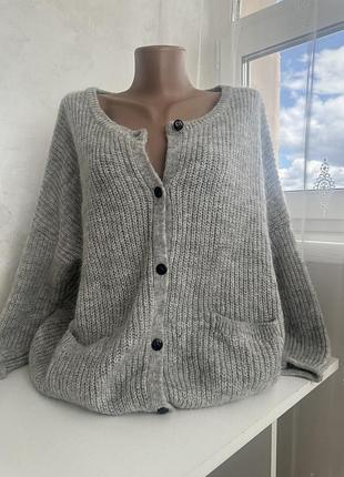 Обʼємний натуральний кардиган від scotch&soda