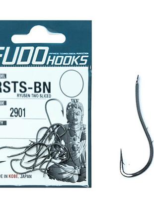 Крючки fudo ryuusen two sliced black 1/0 (7 шт.) (fhbn29011/0)