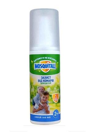 Спрей нежная защита для детей от комаров 100мл (664) тм mosquitall