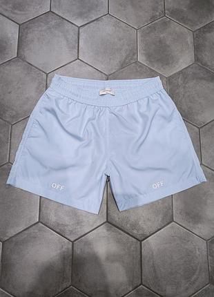 Плавальні пляжні шорти off-white size m