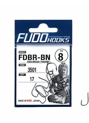 Крючки fudo bream yamame black 8 (17 шт.) (fhbn35018)