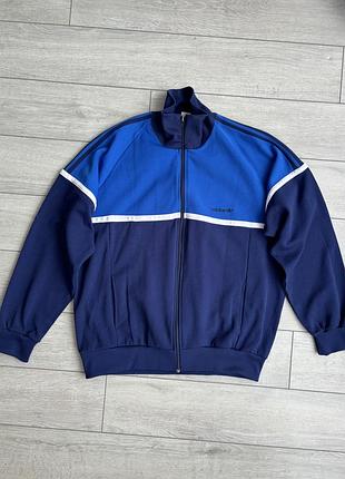 Олімпійка адідас вінтаж ретро adidas ventex vintage retro 1970 1980 років xl хл розмір кофта батнік светр джемпер оригінал