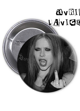 Значок avril lavigne | аврил лавин (04)