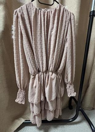 Романтична сукня fashionalema у мушку з воланами s-m (нова)