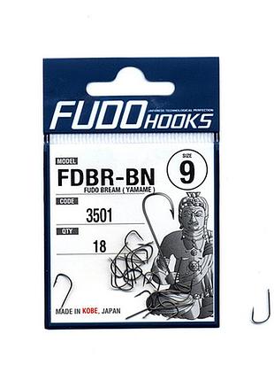 Крючки fudo bream yamame black 9 (18 шт.) (fhbn35019)