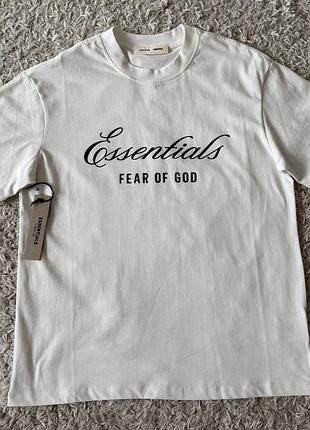 Fear of god essentials футболка