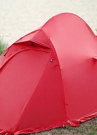 Ультралегкая двухместная палатка kaima outdoor 20d nylon silicon (pu4000+) с юбкой