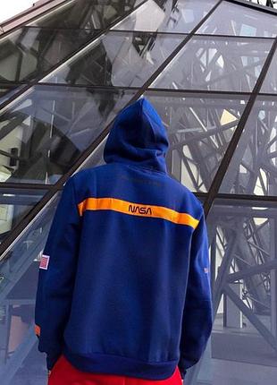 Худи heron preston x nasa blue флис 3
