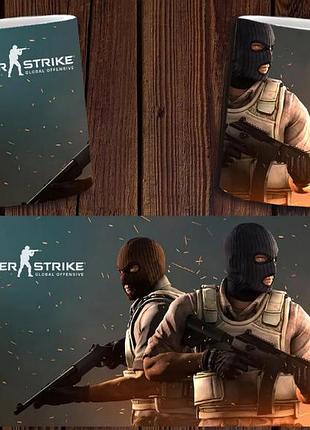 Чашка белая керамическая "counter-strike: global offensive" контр страйк abc