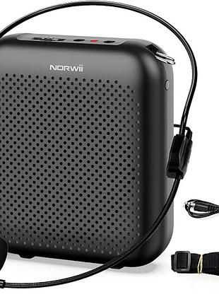 Підсилювач голосу norwii bluetooth, підсилювачі потужності, портативна міні-дротова мікрофонна гарнітура для вчителів