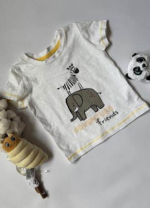 Мила футболка 🦓 primark 9-12 міс 🦓