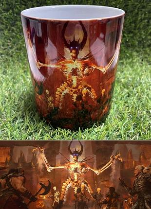 Кружка diablo 2: resurrected чашка abc мефисто