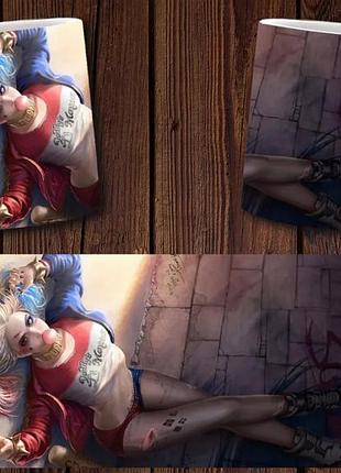 Чашка біла керамічна "харлі квінн" harley quinn abc