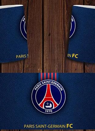 Чашка белая керамическая "фк пари сен-жермен" псж / psg abc
