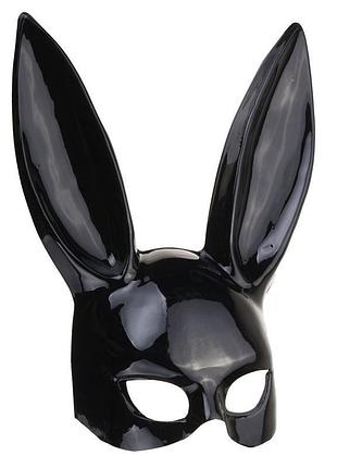 Маска зайчик playboy чорна