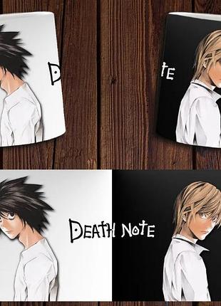 Чашка белая керамическая "тетрадь смерти" death note abc