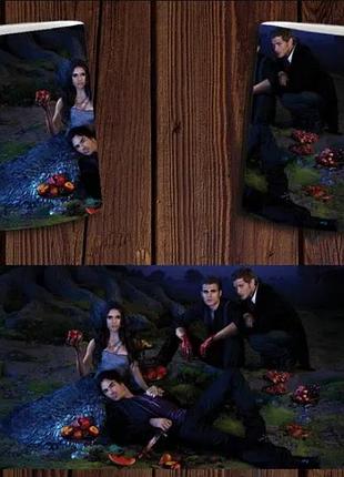 Чашка белая керамическая "дневники вампира" the vampire diaries abc