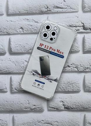 Чохол накладка battunique для iphone 13 pro max прозорий (6.7'')