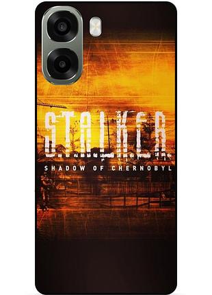 Силіконовий бампер чохол для oppo a6x з малюнком stalker сталкер