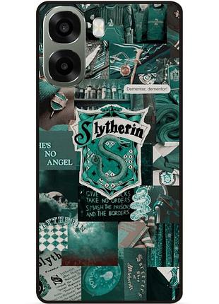 Чохол силіконовий бампер для oppo a6x з малюнком slytherin слизерин драко малфой гаррі поттер harry