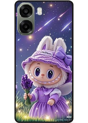 Силіконовий бампер чохол для oppo a6x з малюнком labubu лабубу