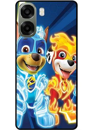 Силіконовий чохол бампер для oppo a6x з малюнком щенячий патруль