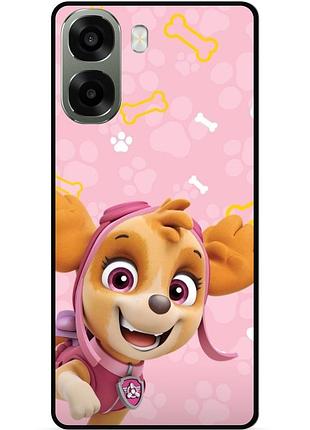 Силіконовий чохол бампер для oppo a6x з малюнком щенячий патруль