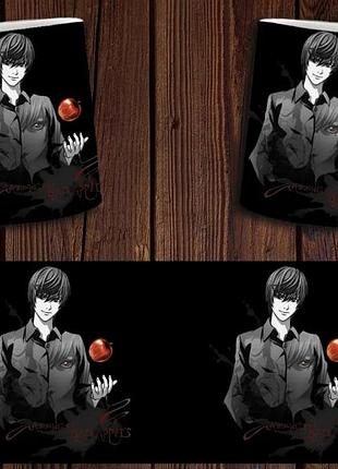 Чашка белая керамическая "тетрадь смерти" death note abc