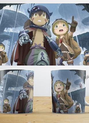 Кружка аніме «made in abyss» зроблений у безодні чашка abc