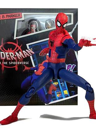 Колекційна фігурка людина-павук spider-man павутина всесвітів (16 см) marvel abc