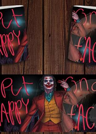 Чашка белая керамическая "джокер" joker abc