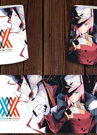 Чашка белая керамическая "любимый во франксе" darling in the franxx abc
