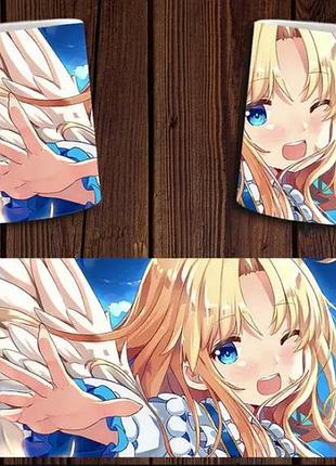 Чашка белая керамическая "восхождение героя щита" the rising of the shield hero abc