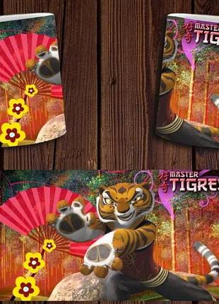 Чашка белая керамическая "кунг-фу панда" kung fu panda abc