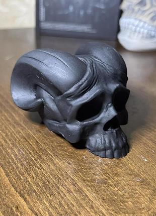 Станітка череп демона fullblack abc handmade