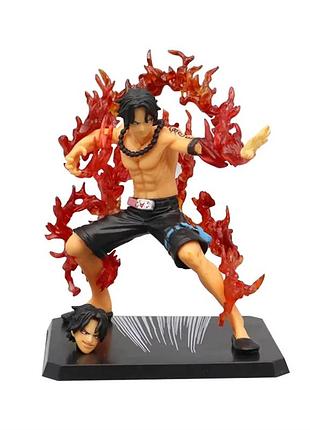 Фігурка портгас д. ейс брат манкі д. луффі 15 см ван піс one piece abc