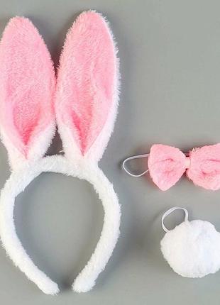 Набір зайчик playboy рожевий abc