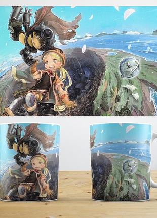Кружка аніме «made in abyss» зроблений у безодні чашка abc