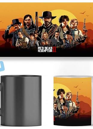 Чашка хамелеон red dead redemption 2 abc
