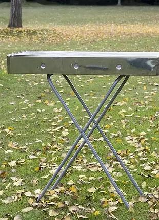 Переносной мангал barbecue tray 770t md-008 809 (80*30*78см) 3