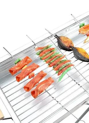 Переносной мангал barbecue tray 770t md-008 809 (80*30*78см) 5