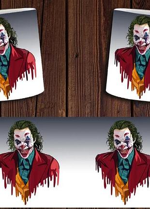 Чашка белая керамическая "джокер" joker abc