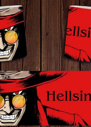 Чашка біла керамічна "хеллсинг" hellsing abc