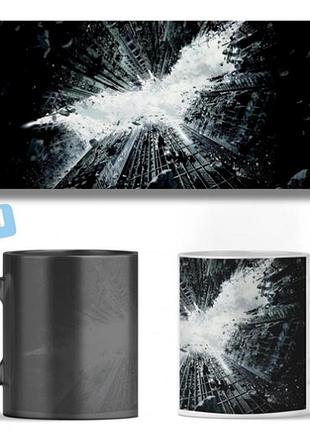 Чашка хамелеон batman dark knight logo abc