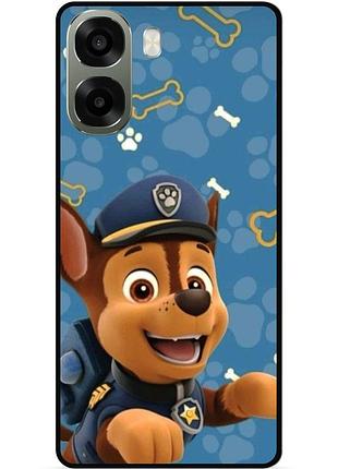 Силіконовий чохол бампер для oppo a6x з малюнком щенячий патруль