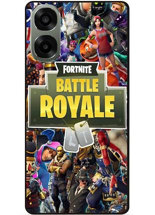Силіконовий чохол бампер для oppo a6x гра fortnite фортнайт