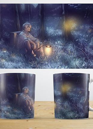 Кружка аніме «mushishi» майстер мусі мушіші чашка abc