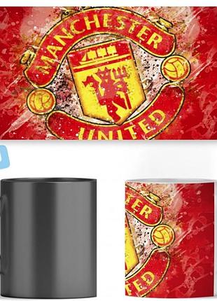 Чашка хамелеон манчестер юнайтед (manchester united football club) abc
